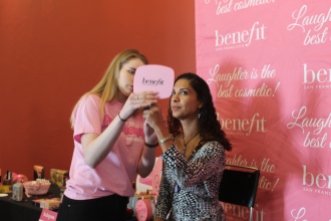 Make up & Brow Touch ups provided by Benefit Cosmetics